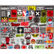 ROCKSTAR STICKER MUSIC 01 Набір наліпок 100 шт