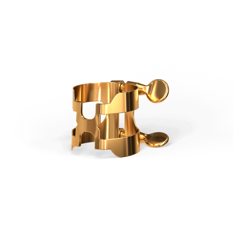 D`ADDARIO H-LIGATURE & CAP FOR TENOR SAXOPHONE Gold-Plated