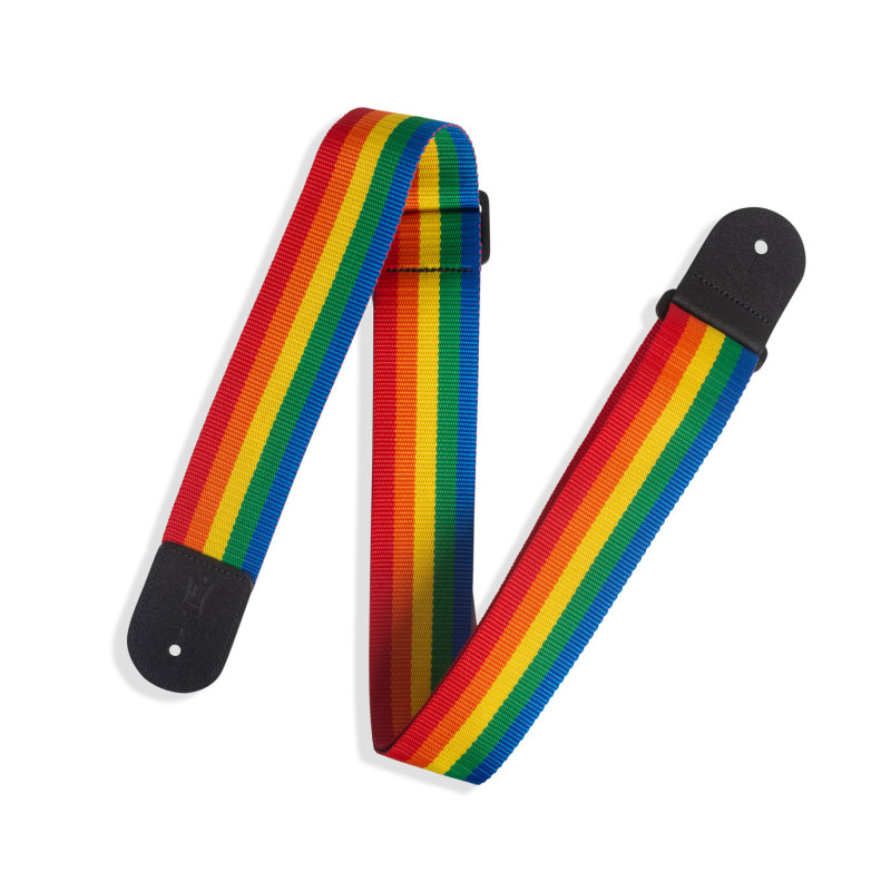 LEVY'S M8POLY-RNB CLASSICS SERIES POLYPROPYLENE GUITAR STRAP (RAINBOW) Ремень для гитары