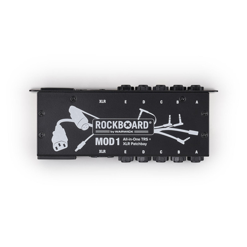 ROCKBOARD MOD 1 V2 All-in-One TRS & XLR, IEC & Barrel Patchbay