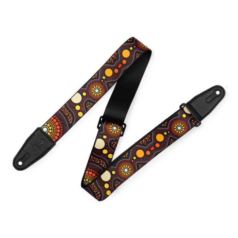 LEVY'S MP2DU-002 2 Down Under Series Poly Guitar Strap - Sunset Ремінь для гітари