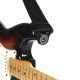 D'ADDARIO 50BAL00 AUTO LOCK GUITAR STRAP (BLACK)
