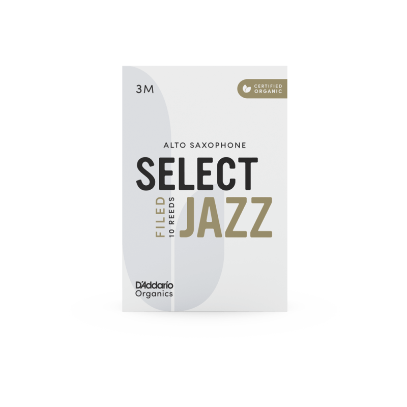 D`ADDARIO Organic Select Jazz - Alto Sax Filed 3M - 10 Pack