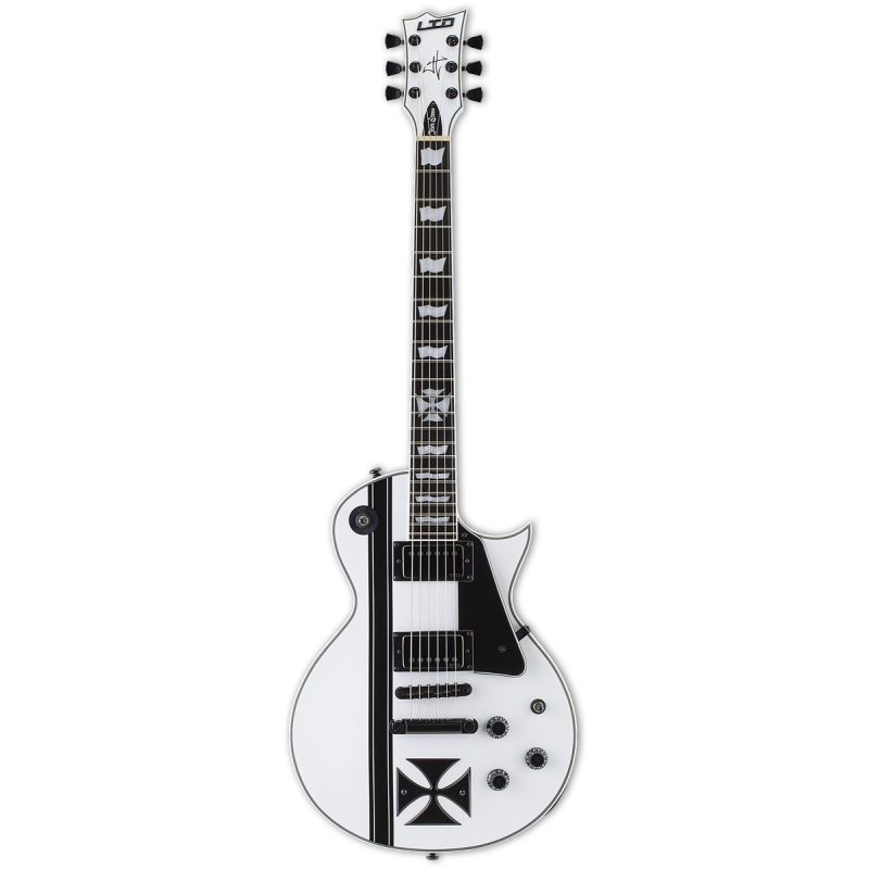 LTD IRON CROSS James Hetfield Signature (Snow White)