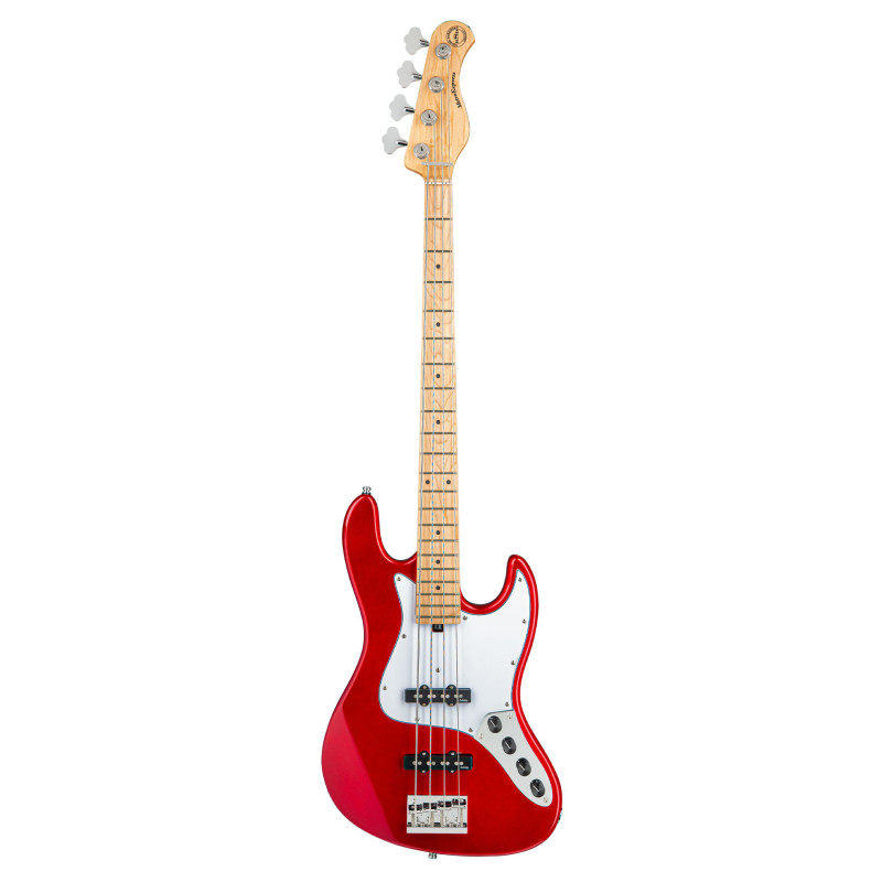 SADOWSKY MetroExpress 21-Fret Vintage J/J Bass, Maple, 4-String (Candy Apple Red Metallic) Бас-гітара
