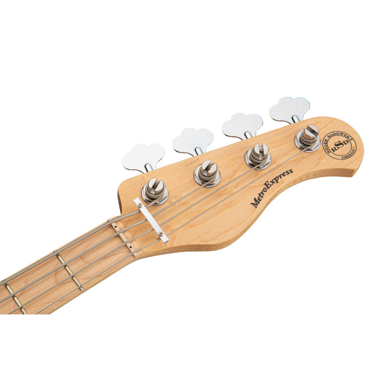 SADOWSKY MetroExpress 21-Fret Vintage J/J Bass, Maple, 4-String (Candy Apple Red Metallic) Бас-гітара