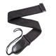 D`ADDARIO ACOUSTIC QUICK RELEASE POLYPRO GUITAR STRAP (BLACK)