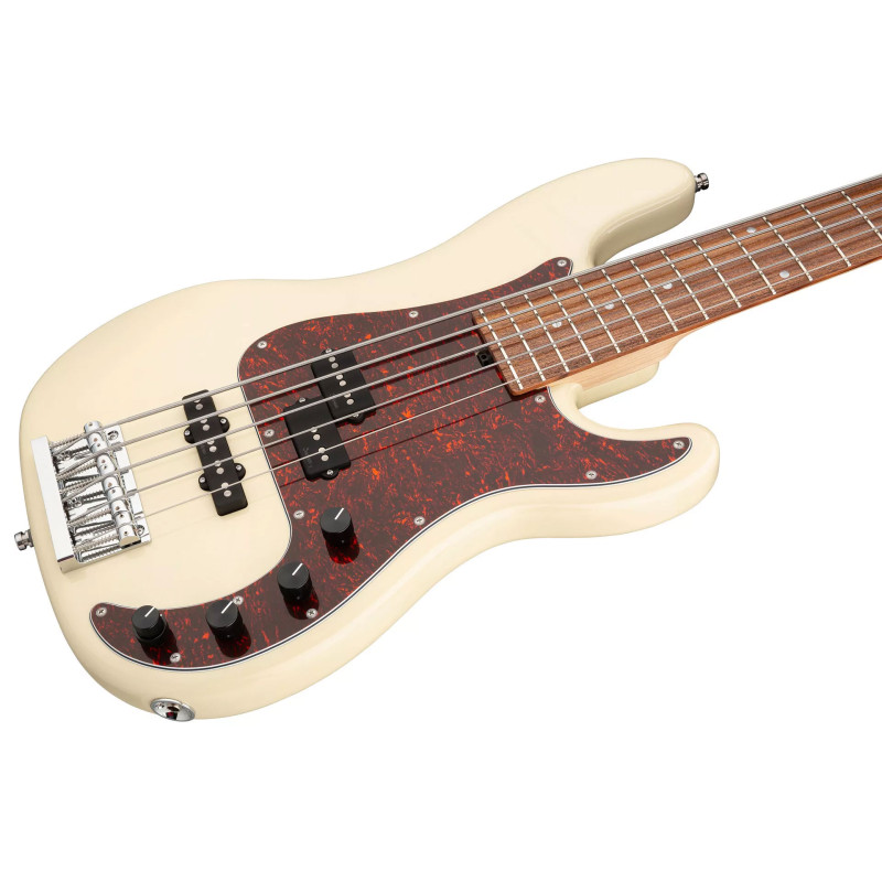 SADOWSKY MetroLine 21-Fret Hybrid P/J Bass, Alder, 5-String (Solid Olympic White High Polish) Бас-гітара