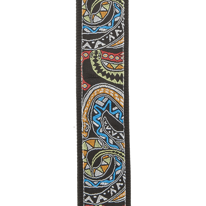 D`ADDARIO JOE SATRANI WOVEN GUITAR STRAP (Snakes Mosaic)
