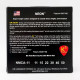 DR STRINGS NEON Multi-Color Acoustic - Custom Light (11-50) Струни для акустичної гітари