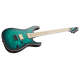 ESP E-II M-II NT (Black Turquoise Burst)