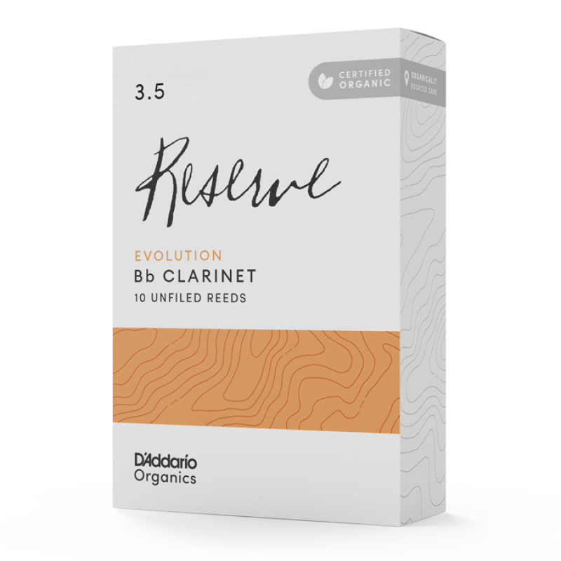 D'ADDARIO Organic Reserve Evolution Bb Clarinet #3.5 - 10 Pack