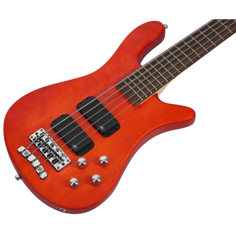 WARWICK RockBass Streamer Standard, 5-String (Burgundy Red Transparent Satin) Бас-гітара