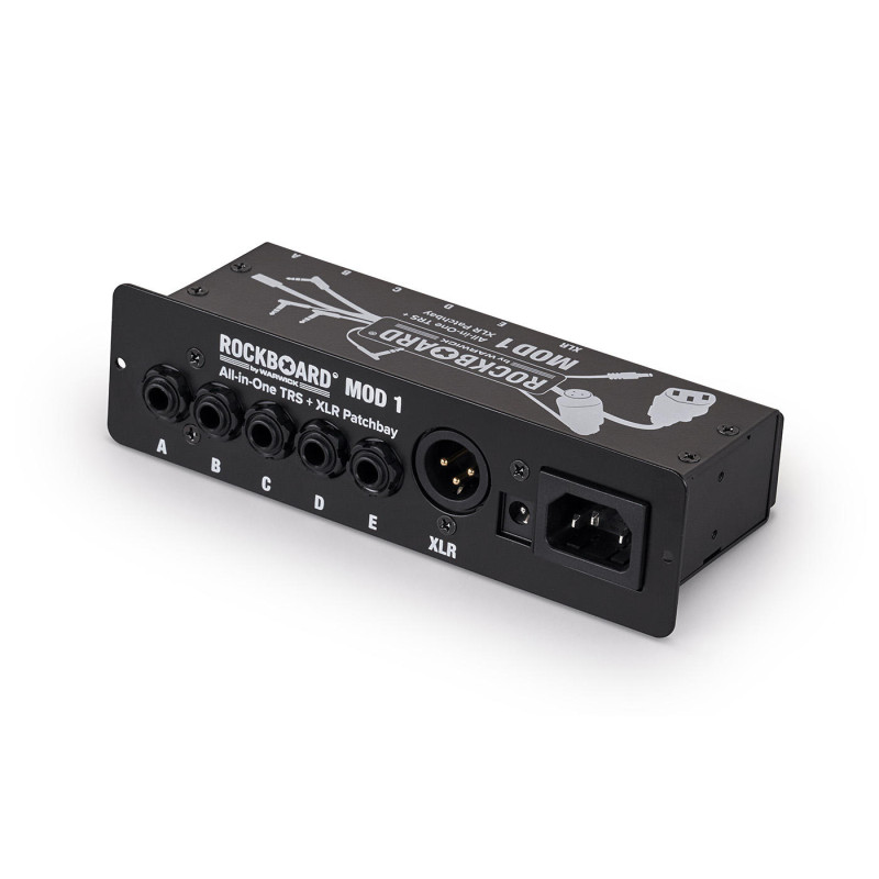 ROCKBOARD MOD 1 V2 All-in-One TRS & XLR, IEC & Barrel Patchbay