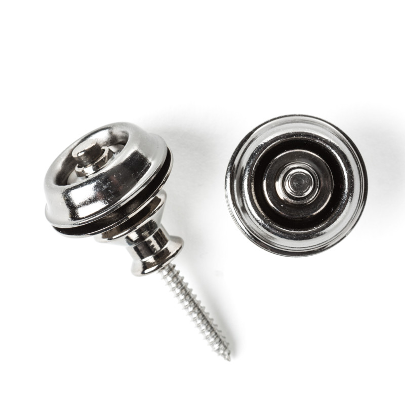 DUNLOP SLS1036BN STRAPLOK STRAP RETAINERS DUAL DESIGN - BLACK NICKEL