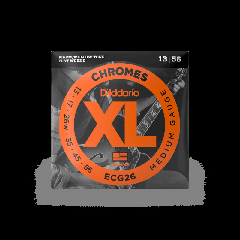 D‘ADDARIO ECG26 XL CHROMES MEDIUM (13-56) Струни для електрогітари