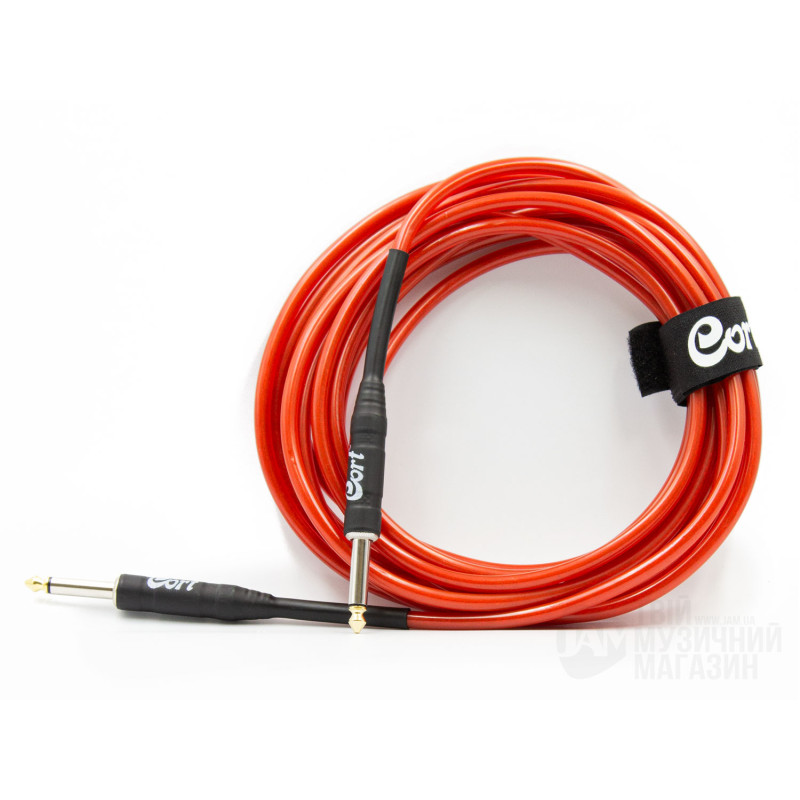 CORT CA525 (Red) Instrument Cable (4.5m) Кабель інструментальний