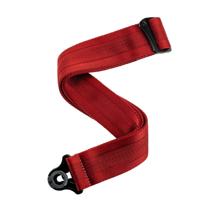 D'ADDARIO 50BAL11 AUTO LOCK GUITAR STRAP (BLOOD RED)