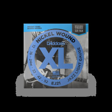 D‘ADDARIO EJ21 XL NICKEL WOUND JAZZ LIGHT (12-52) Струни для електрогітари