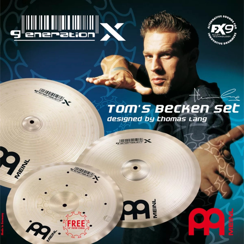 Комплект тарелок Meinl Generation X GX-TB14/17/18 Tom Becken (Filt.CH14