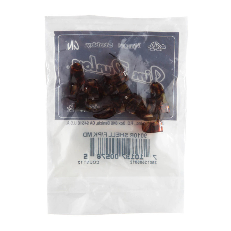 DUNLOP SHELL MEDIUM FINGER PICKS (12шт) Медіатори