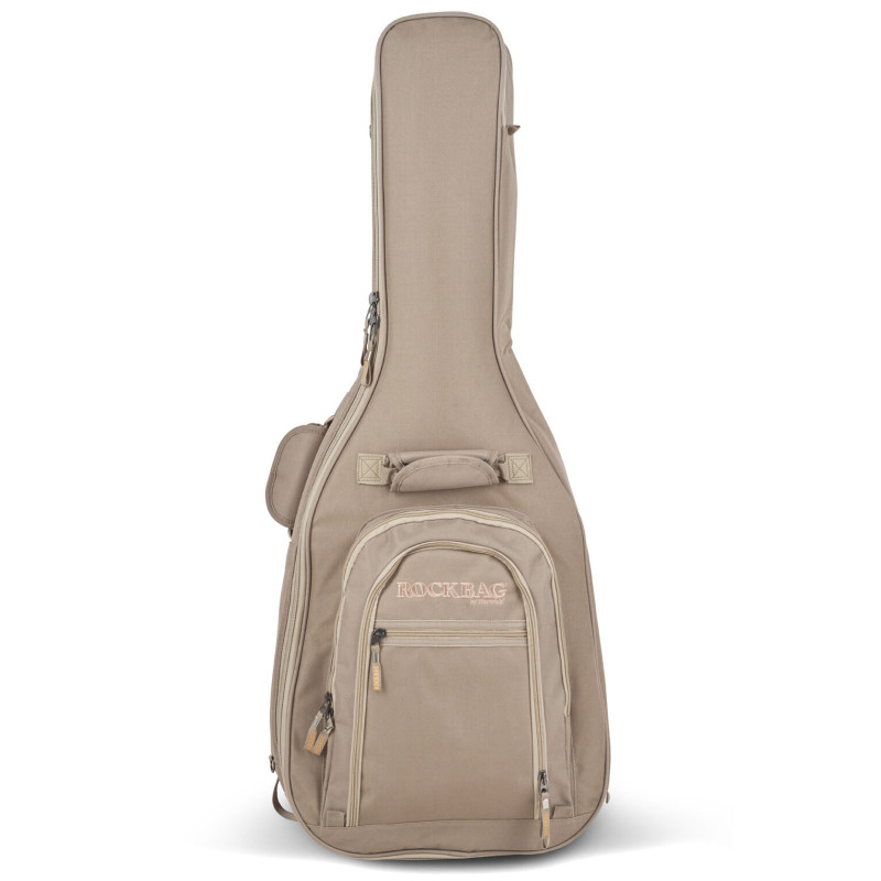 ROCKBAG RB20448K Student Line Cross Walker - Classical Guitar Gig Bag - Khaki