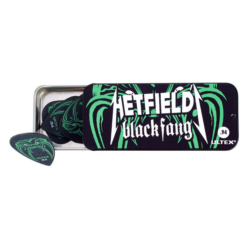 DUNLOP HETFIELD'S BLACK FANG PICK TIN 0.94 Медіатори