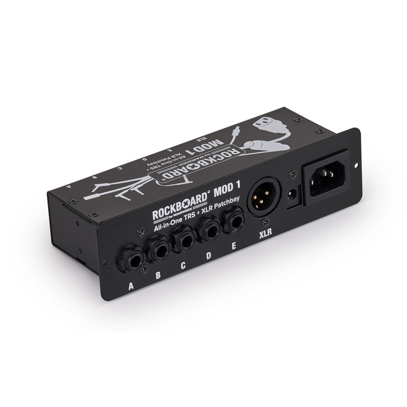 ROCKBOARD MOD 1 V2 All-in-One TRS & XLR, IEC & Barrel Patchbay
