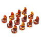 DUNLOP SHELL MEDIUM FINGER PICKS (12шт) Медіатори