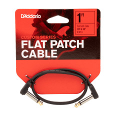 D'ADDARIO PW-FPRR-01 Custom Series Flat Patch Cable (30cm)
