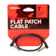 D'ADDARIO PW-FPRR-01 Custom Series Flat Patch Cable (30cm)