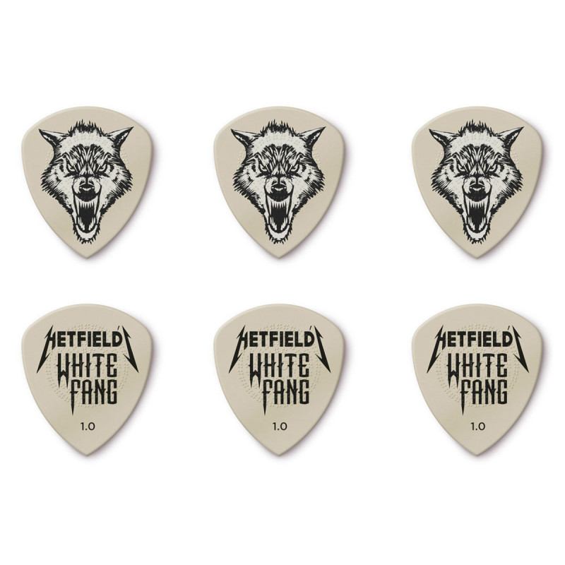 DUNLOP HETFIELD'S WHITE FANG CUSTOM FLOW PICK TIN 1.0MM Медіатори