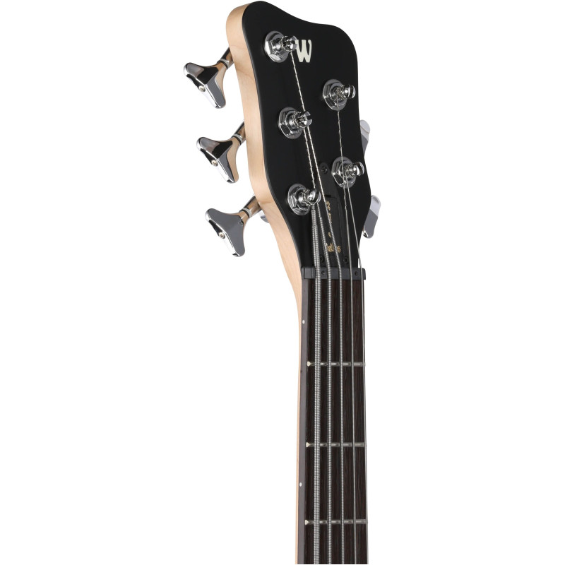 WARWICK RockBass Corvette $$, 5-String (Nirvana Black Transparent Satin) Бас-гітара