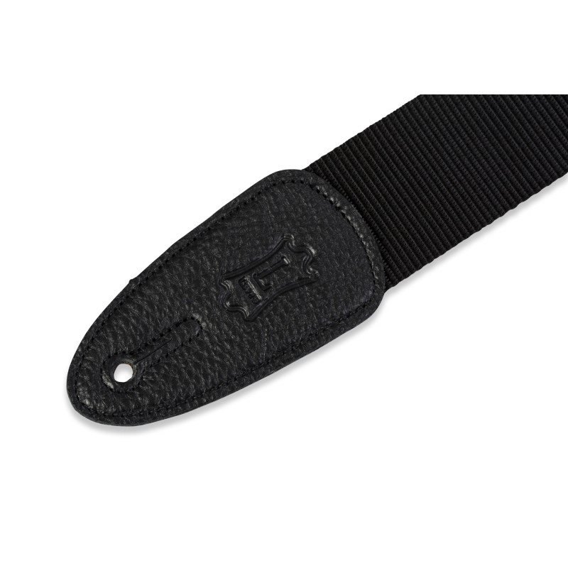LEVY'S M8-BLK CLASSICS SERIES POLYPROPYLENE GUITAR STRAP (BLACK) Ремінь для гітари