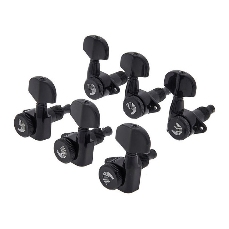 D'ADDARIO PWAT-332L AUTO-TRIM TUNING MACHINES (3 Per side, Black)