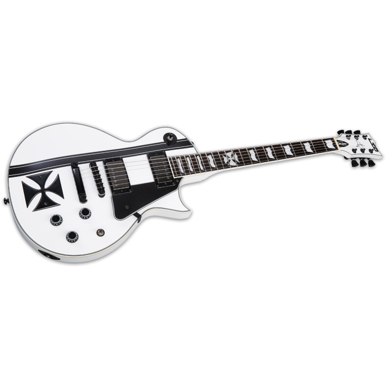 LTD IRON CROSS James Hetfield Signature (Snow White)