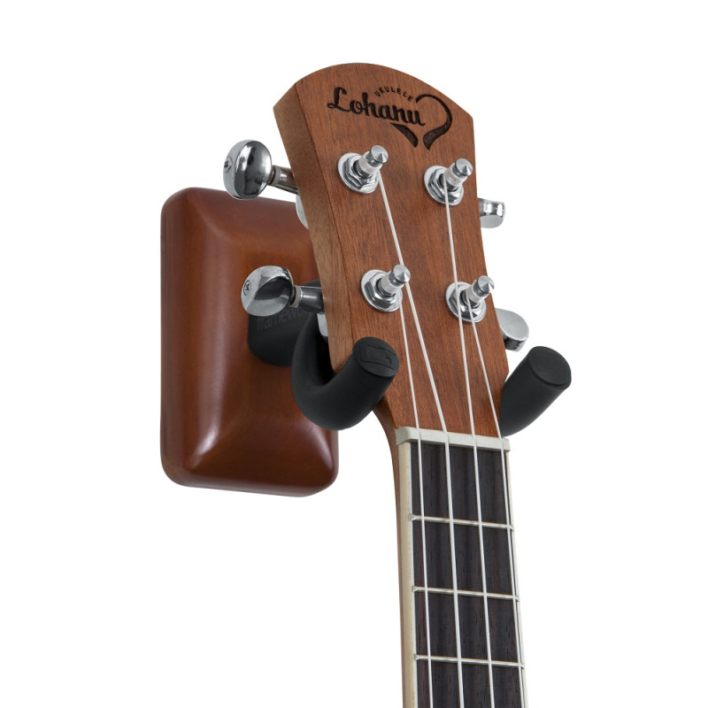GATOR FRAMEWORKS GFW-UKE-HNGRMHG Wall Mount Ukulele/Mandolin Hanger (Mahogany)