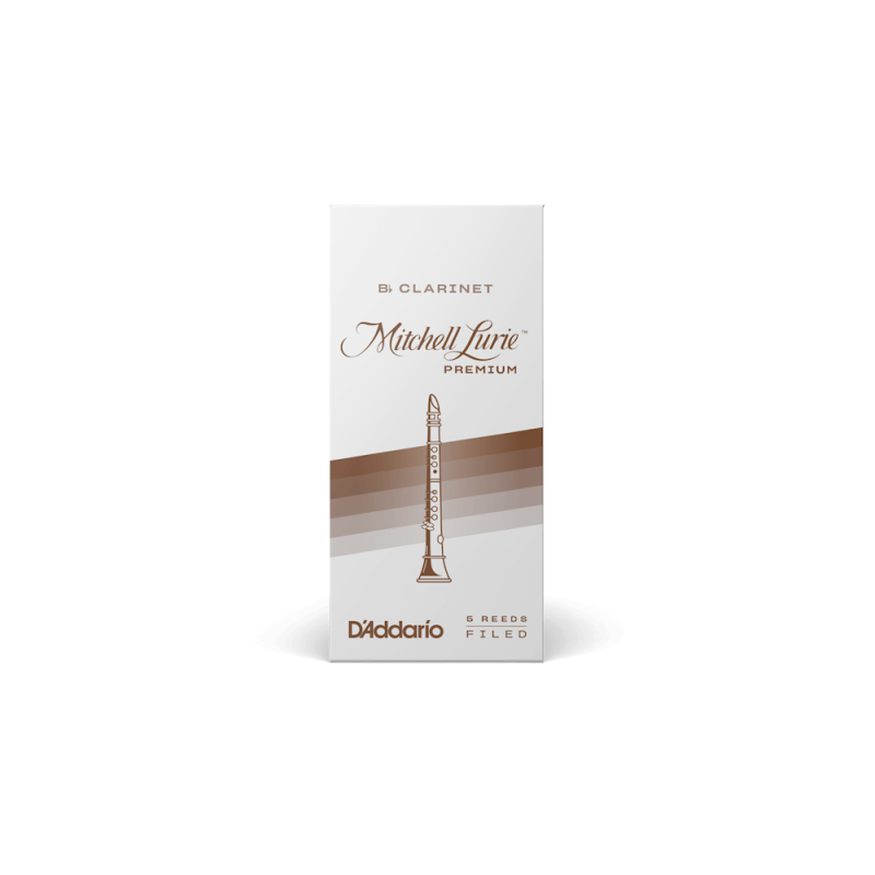 D`ADDARIO Mitchell Lurie Premium - Bb Clarinet #2.5 - 5 Pack
