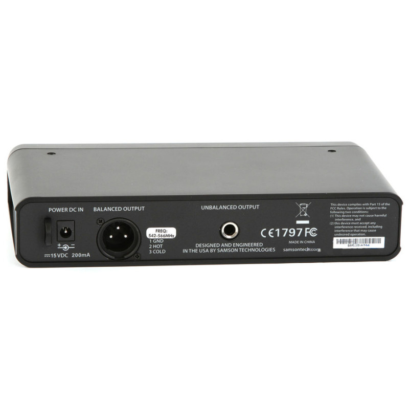 SAMSON UHF Concert 88 w/LM10BX