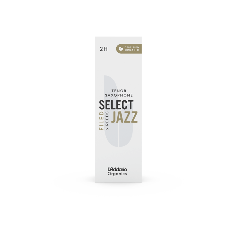 D`ADDARIO Organic Select Jazz - Tenor Sax Filed 2H - 5 Pack