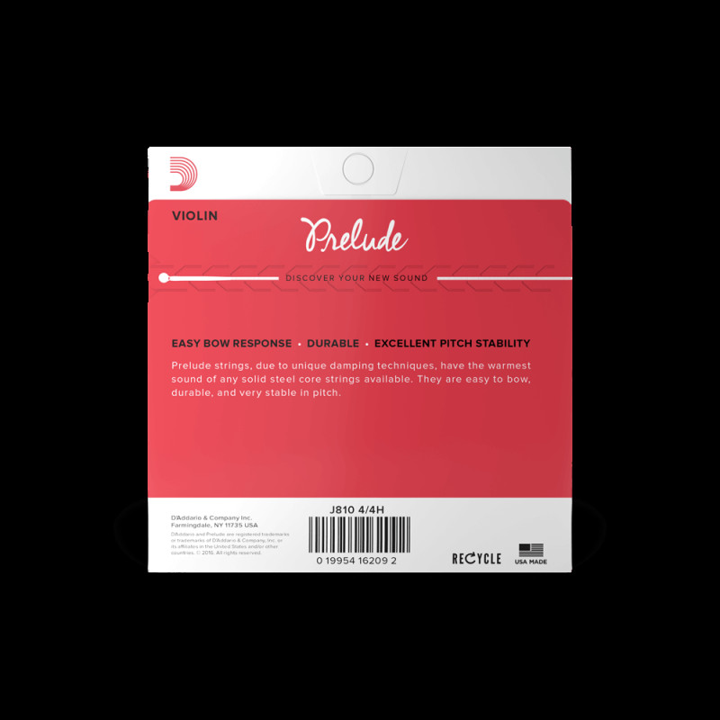 D'ADDARIO J810 4/4H Струны для скрипки