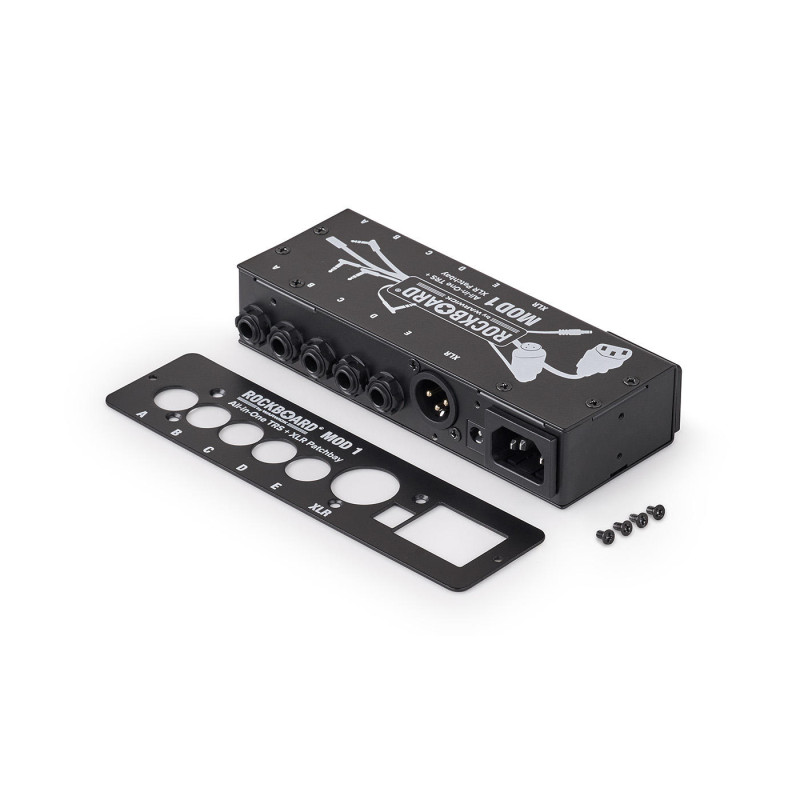 ROCKBOARD MOD 1 V2 All-in-One TRS & XLR, IEC & Barrel Patchbay