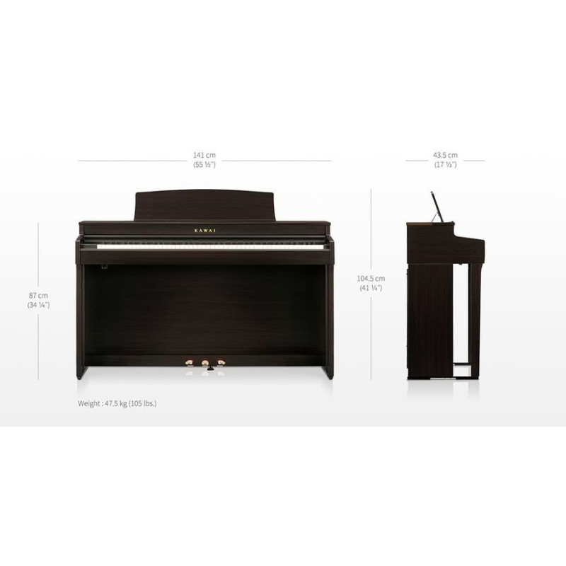 Цифрове фортепіано Kawai CN301W