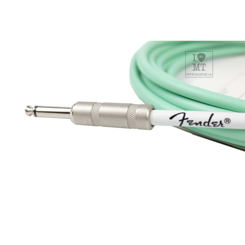 FENDER CABLE ORIGINAL SERIES 15' SURF GREEN Кабель инструментальный