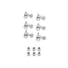 FENDER LOCKING STRATOCASTER/TELECASTER TUNING MACHINE SETS BRUSHED CHROME Кілки для гітари