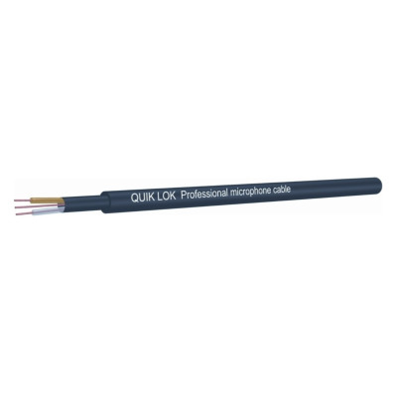 Кабель мікрофонний пометрово QUIK LOK CM675BK