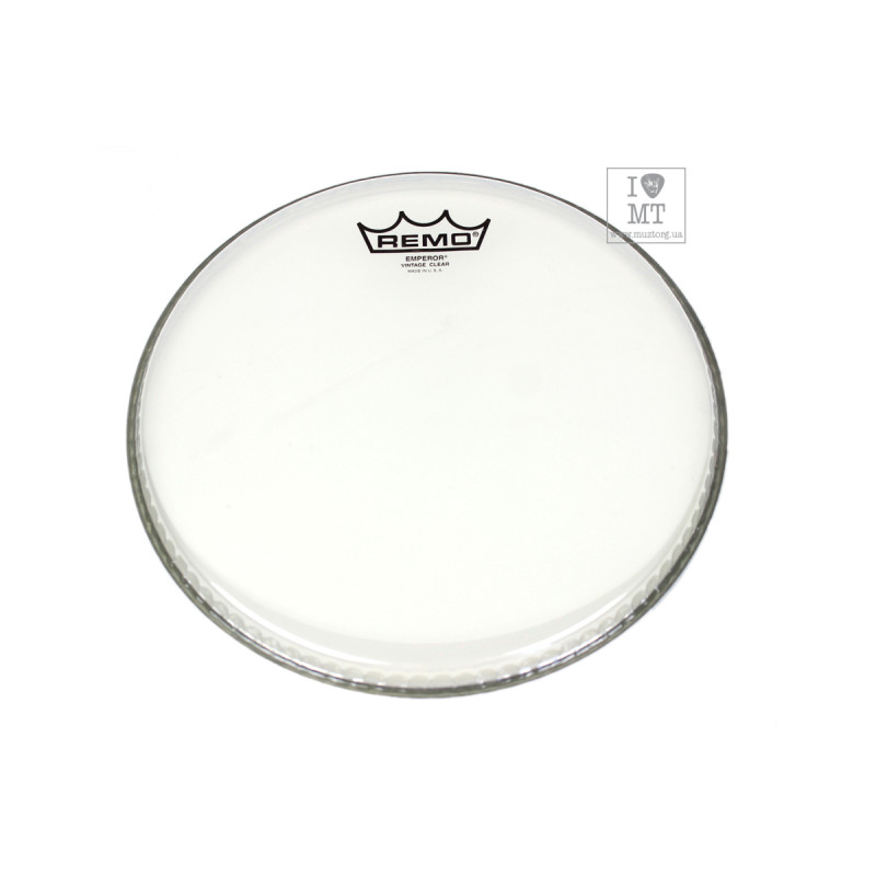 REMO Batter, Vintage EMPEROR, Clear, 10'' Diameter Пластик для барабана