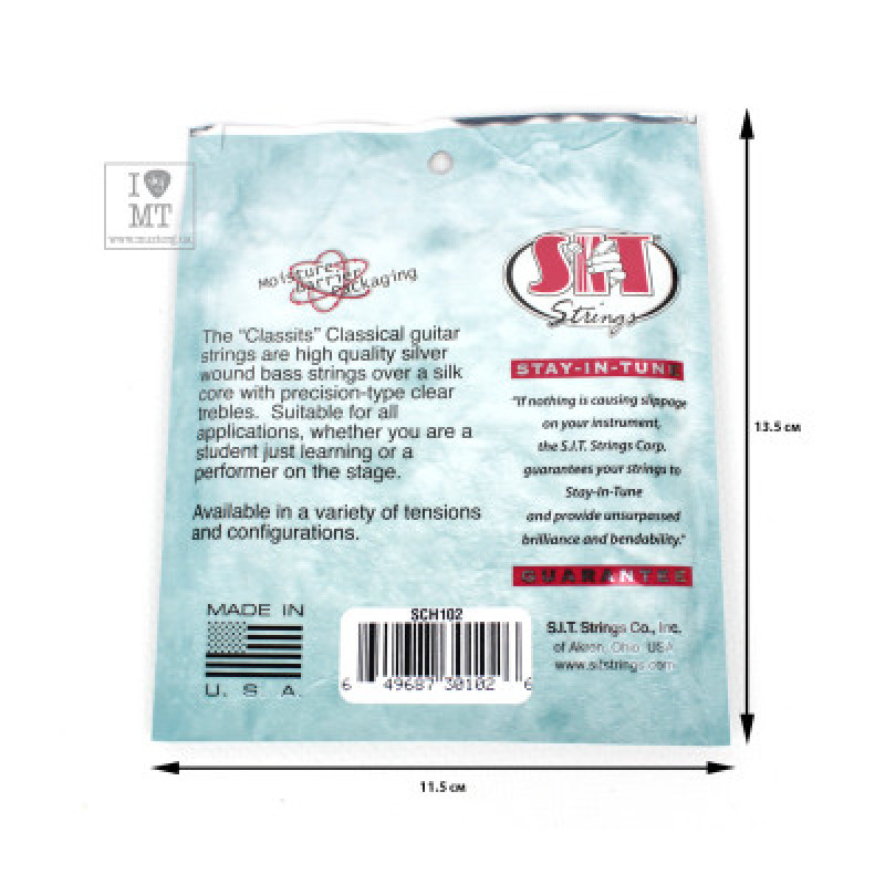 Струни для класичних гітар SIT STRINGS SCH102