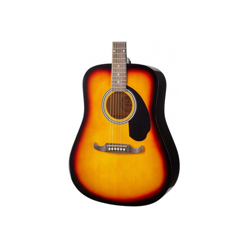 FENDER FA-125 WN DREADNOUGHT ACOUSTIC SUNBURST Гітара акустична