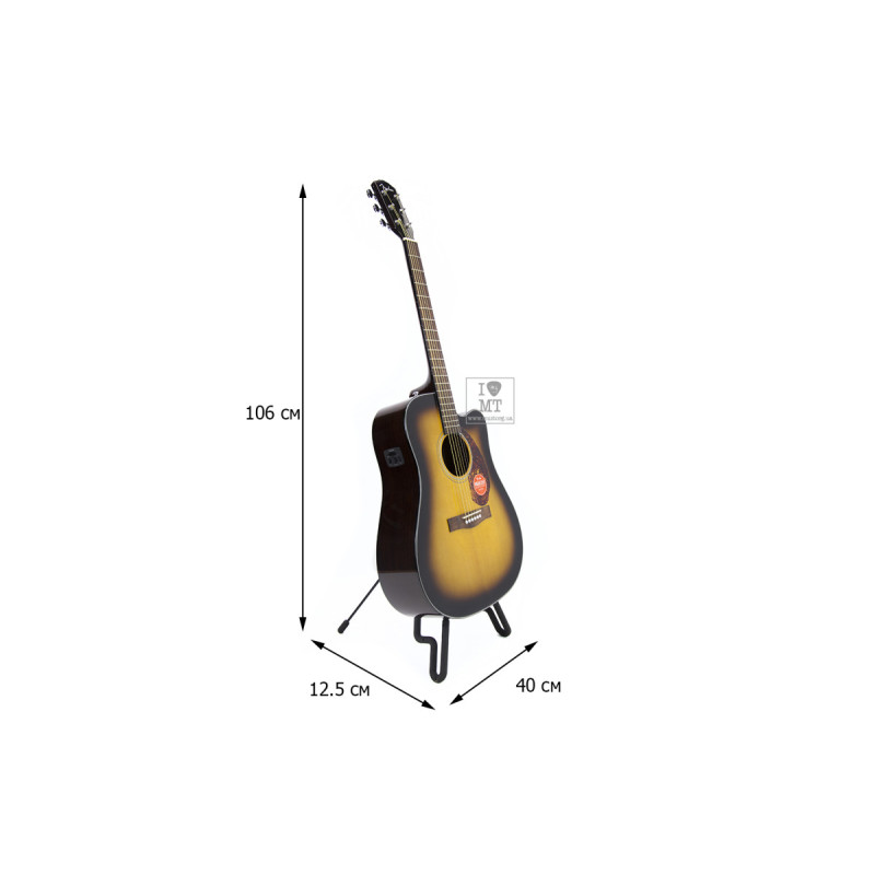 FENDER CD-140SCE SUNBURST WN Электроакустическая гитара